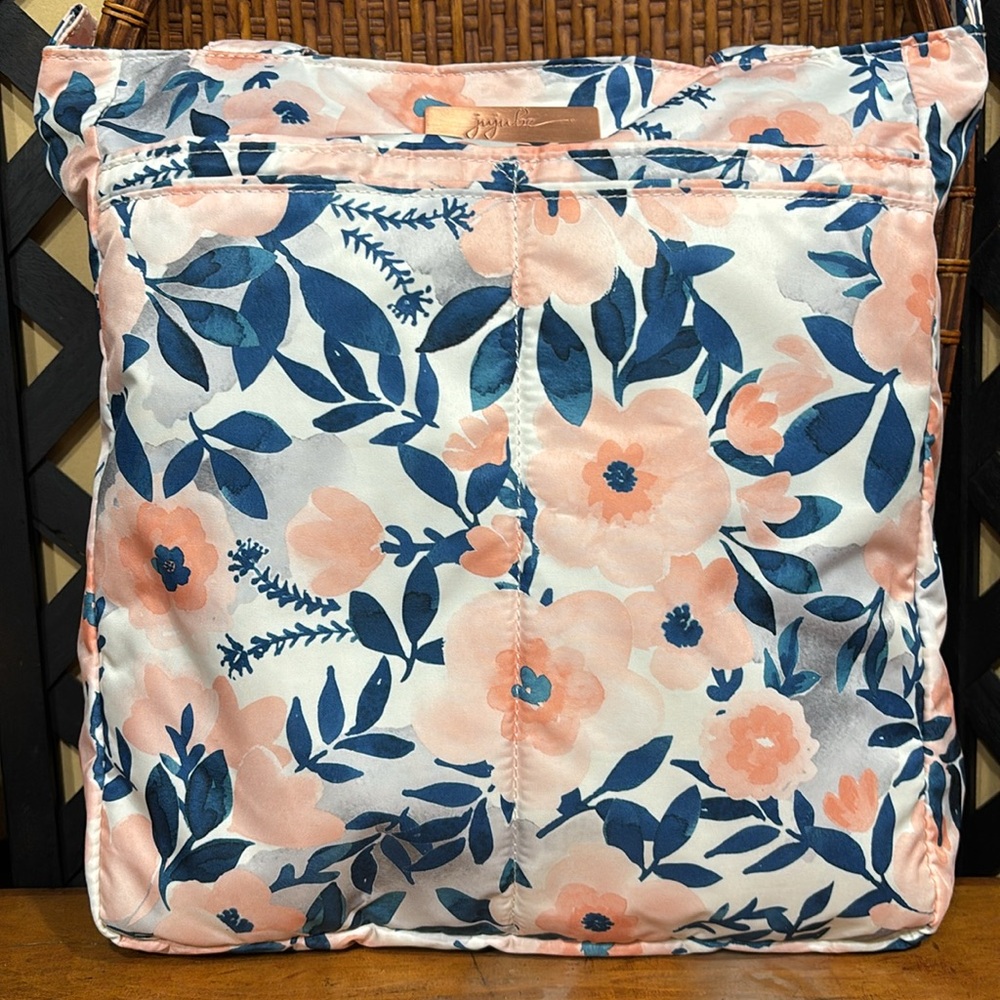 Ju-Ju-Be Be Light Whimsical Watercolor Floral Tote Bag EUC - Picture 2 of 16